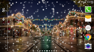 Snow Night Live Wallpaper PRO screenshot 4