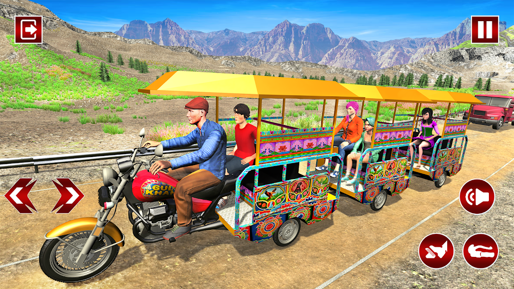 Long Tuk Tuk Simulator:Rickshaw Driving Game screenshot 3