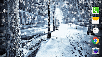 Snow Night Live Wallpaper PRO screenshot 7