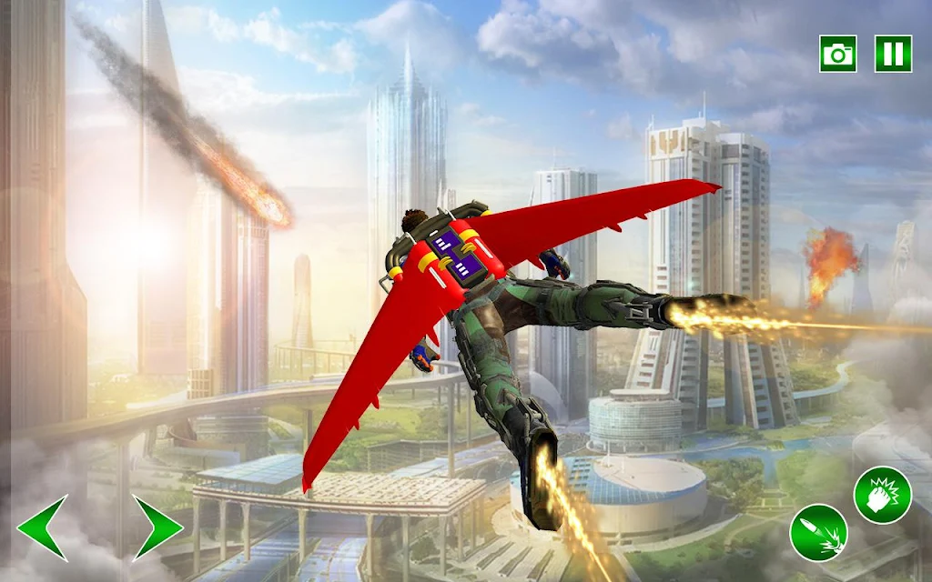 Flying Jetpack Army Hero: Gangster Crime Simulator screenshot 3