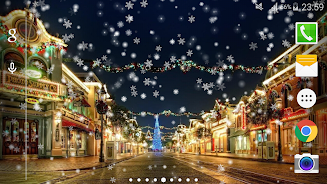 Snow Night Live Wallpaper PRO screenshot 5