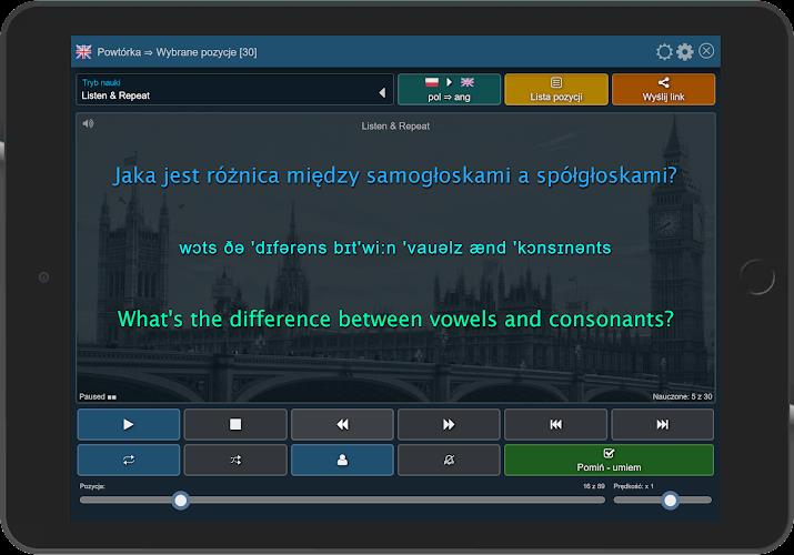 Słownictwo Angielski ePanel screenshot 10