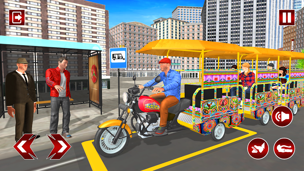 Long Tuk Tuk Simulator:Rickshaw Driving Game screenshot 1