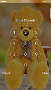 Teddy Bear Pin Lock Screen screenshot 22