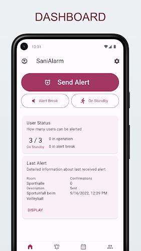 SaniAlarm screenshot 1