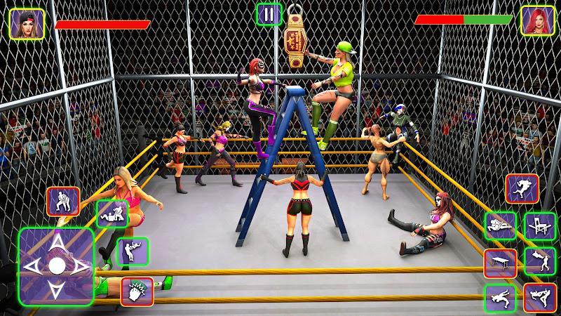 Girls Wrestling Fighting arena screenshot 2