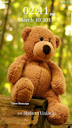 Teddy Bear Pin Lock Screen screenshot 13