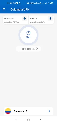 Colombia VPN screenshot 2