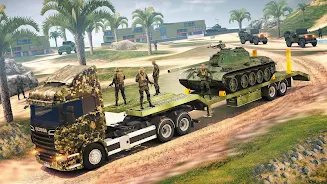 Army Vehicle Cargo Transport Simulator 3D screenshot 17