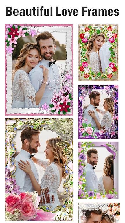 Romantic Love Photo Frames App screenshot 1