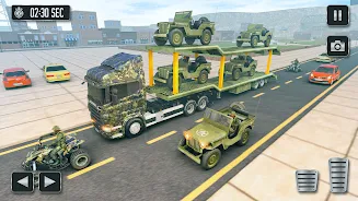 Army Vehicle Cargo Transport Simulator 3D screenshot 20