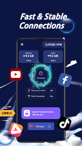 SuperX VPN: Fast &Secure Proxy screenshot 1