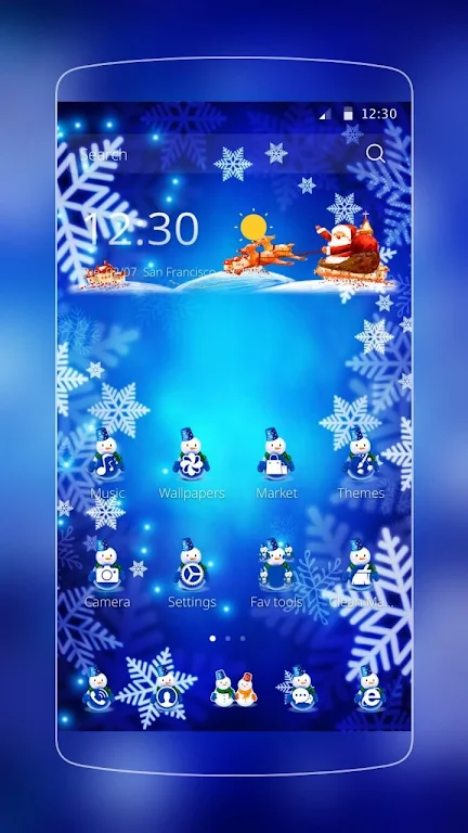 Snowflake Ice đông lạnh screenshot 1