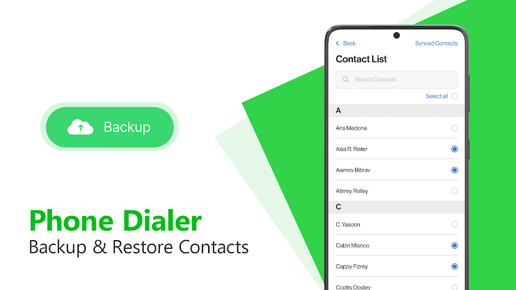 Phone Dialer: Contacts Backup screenshot 3