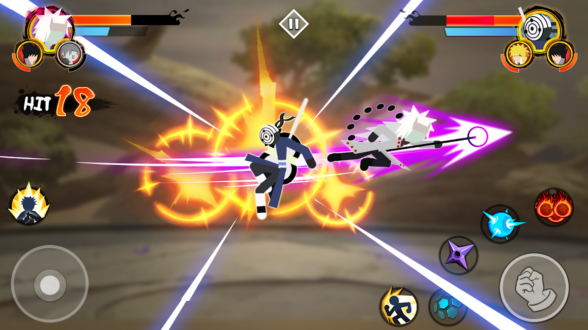 Stickman Ninja 3v3 screenshot 2