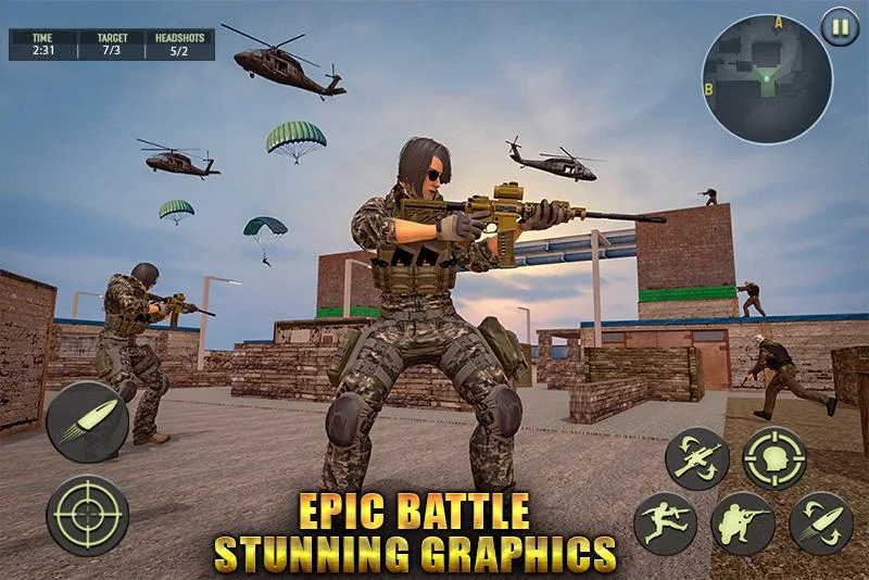 Counter Terrorist Shooting Commando Fight Mission screenshot 2