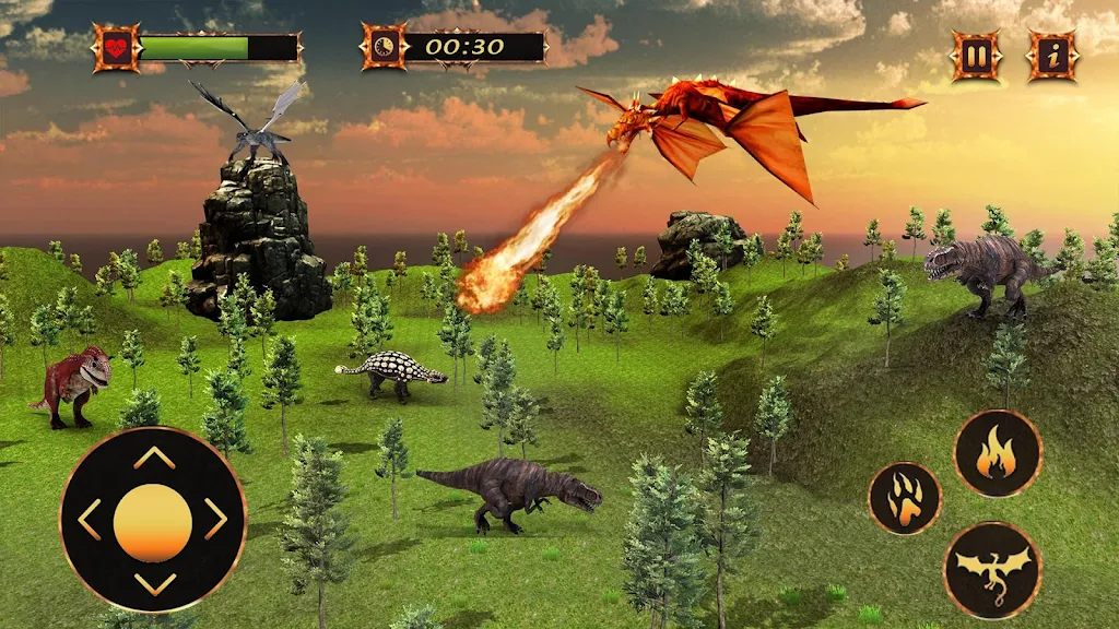 Grand Dragon Fire Simulator screenshot 2