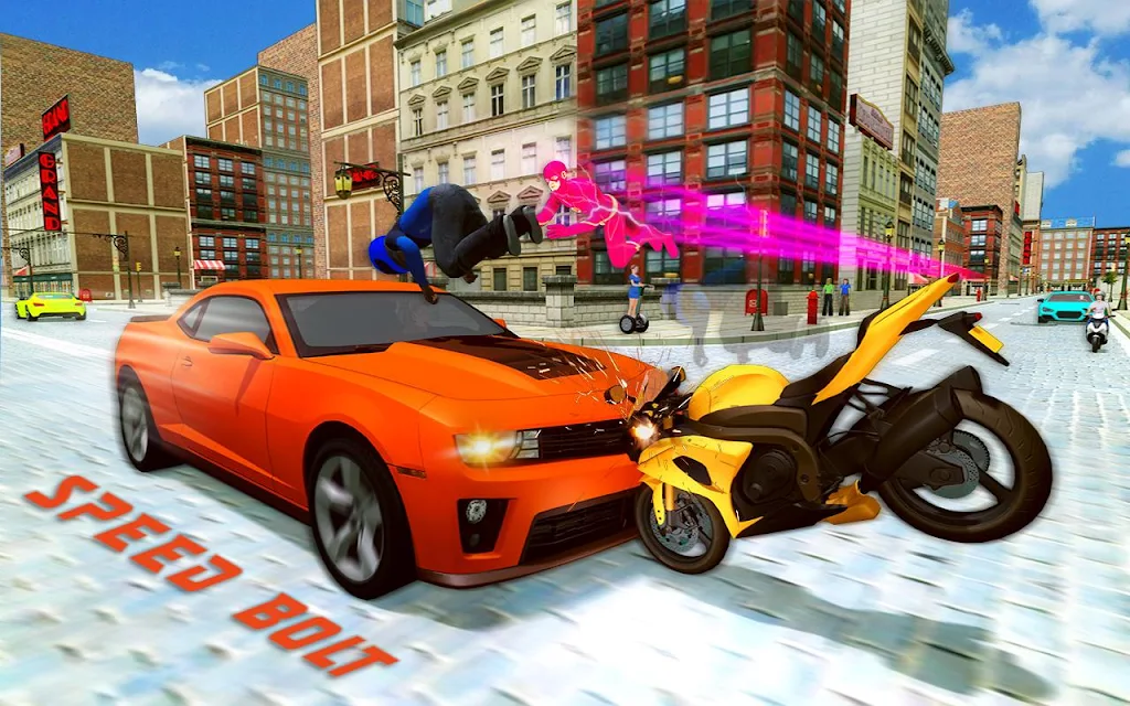 Tornado Bolt Light Speed Hero: Vegas Robot Crime screenshot 3