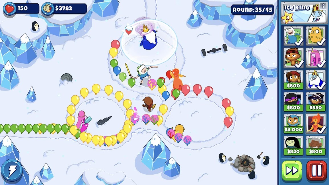 Bloons Adventure Time TD screenshot 1