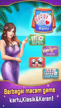 Remi Online - Dan Capsa Susun Gaple screenshot 1