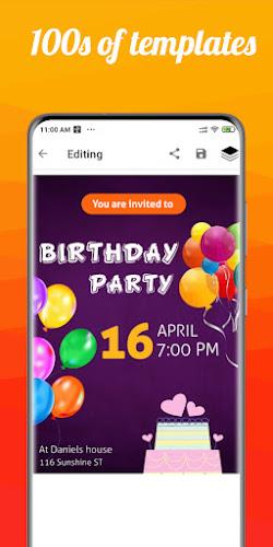 Birthday Card Maker & Designer screenshot 3