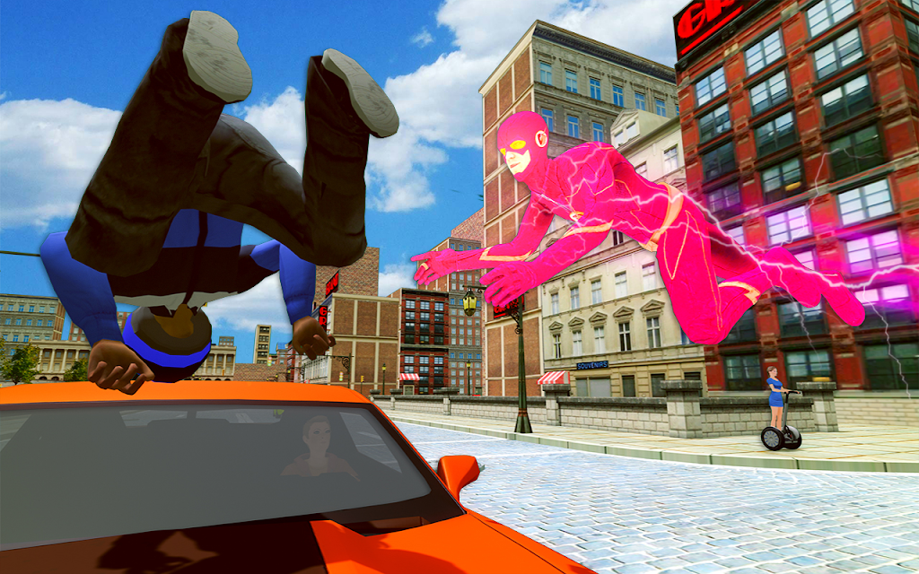 Tornado Bolt Light Speed Hero: Vegas Robot Crime screenshot 2