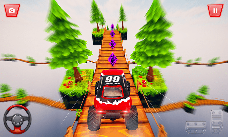 Monster Truck Stunt 2020: Impossible Tracks Master screenshot 2