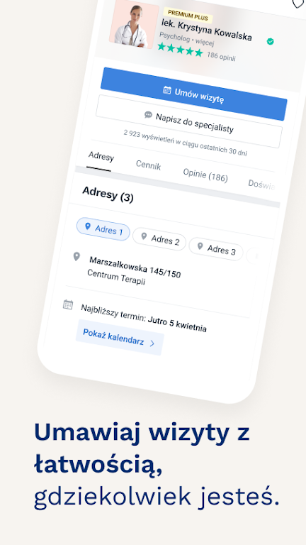 ZnanyLekarz: umawiaj wizyty screenshot 1