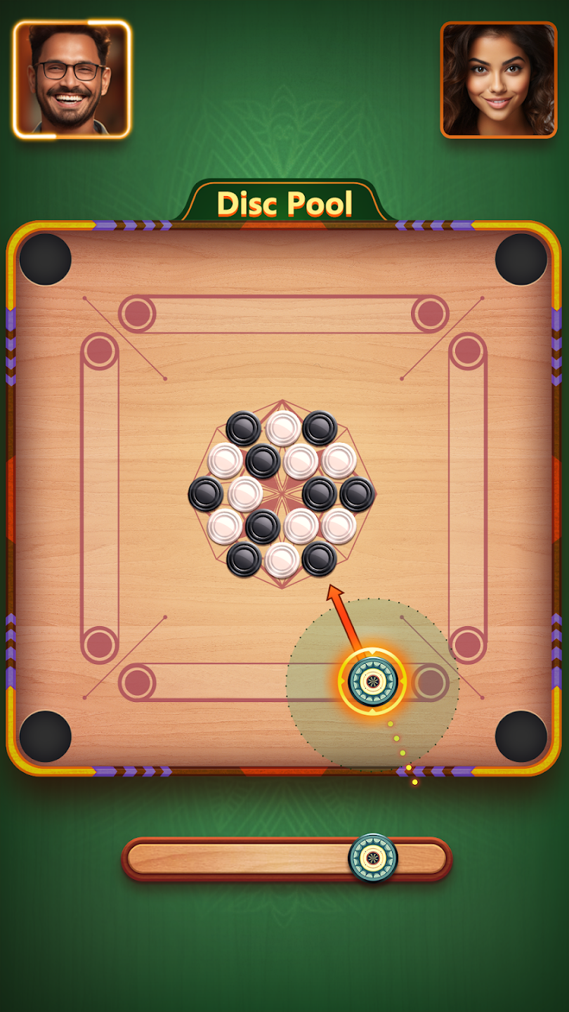 Carrom Plus-Disc Board Game screenshot 2