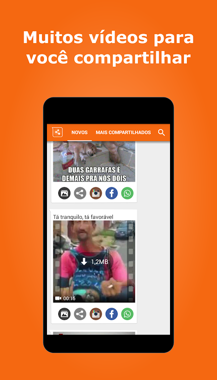 Vídeos e imagens para whatsapp screenshot 2