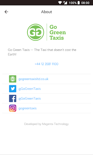 Go Green Taxis screenshot 3