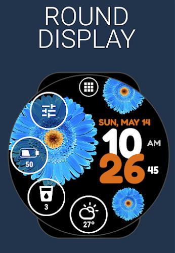 Flower Watch Face by HuskyDEV screenshot 1