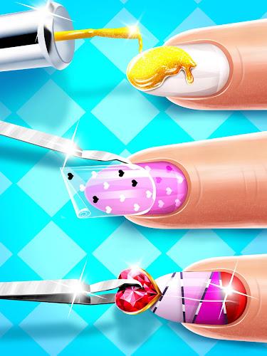 Nail Salon Fashion Makeup Game screenshot 14