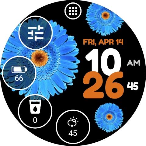 Flower Watch Face by HuskyDEV screenshot 9