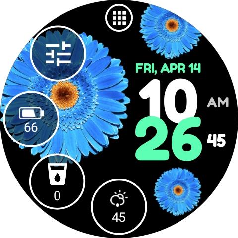 Flower Watch Face by HuskyDEV screenshot 10