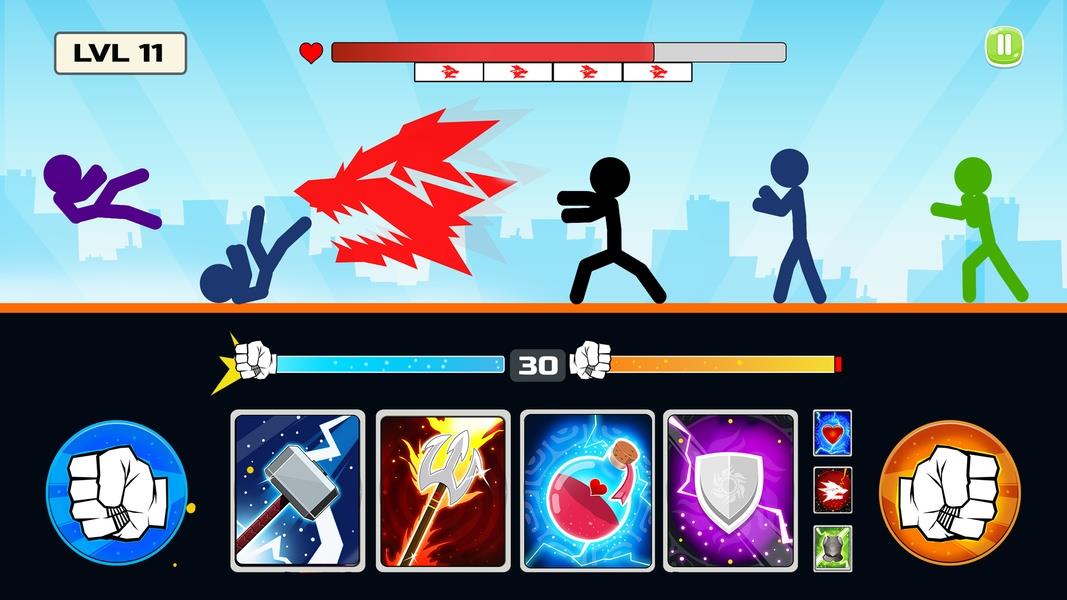 Stickman Fighter Mega Brawl screenshot 2