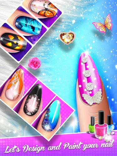 Nail Salon Fashion Makeup Game screenshot 13