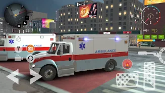 Ambulance Game Car Driving Sim screenshot 2