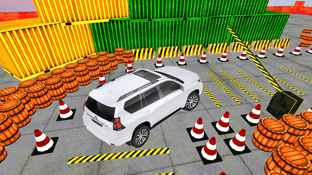 SUV prado car parking game screenshot 3