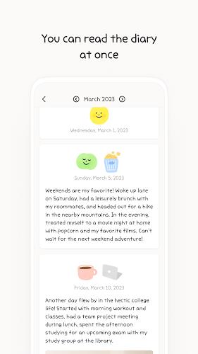 Moodie - Mood Diary With Lock screenshot 4
