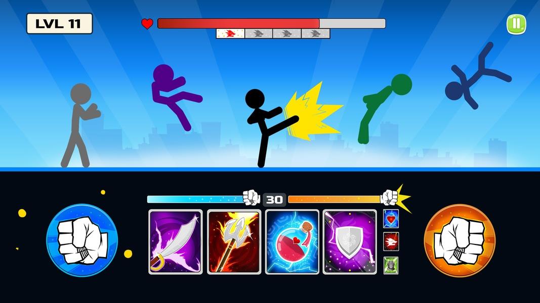 Stickman Fighter Mega Brawl screenshot 1