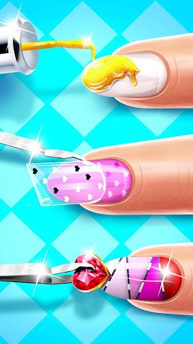 Nail Salon Fashion Makeup Game screenshot 6