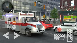 Ambulance Game Car Driving Sim screenshot 1