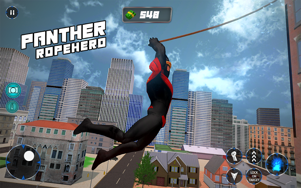 Multi Panther Rope Hero: Miami screenshot 2