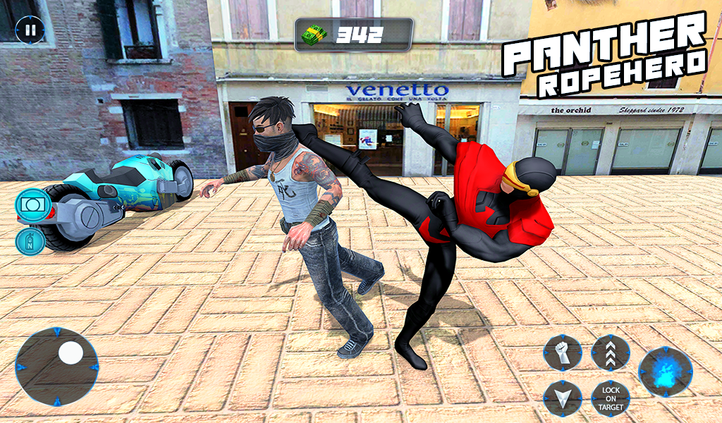 Multi Panther Rope Hero: Miami screenshot 1