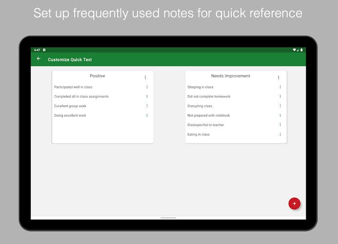 Teacher Notes screenshot 6