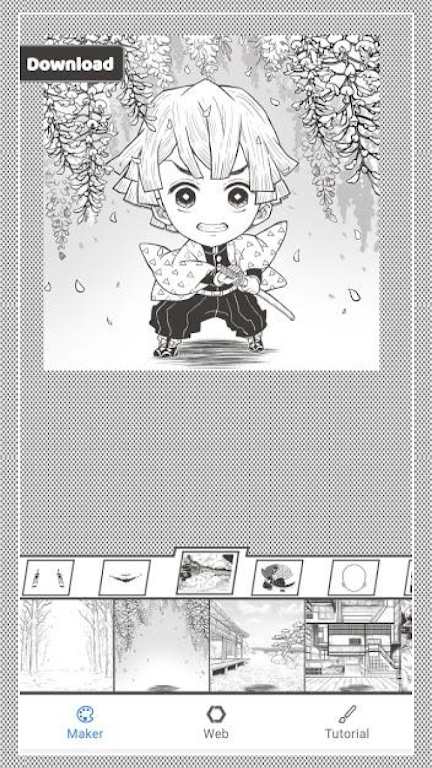 Maker Kimetsu Avatar - Lưỡi Gươm Diệt Quỷ Avatar screenshot 1