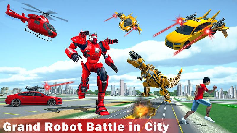 Flying Taxi Robot Transform 3D screenshot 6