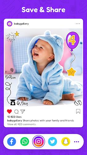 Baby Gallery: Picture Editor screenshot 7