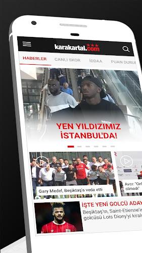 Karakartal - Beşiktaş haber screenshot 1